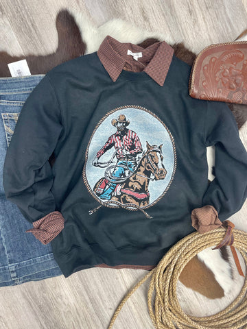Roper Cowboy Graphic Sweatshirt
