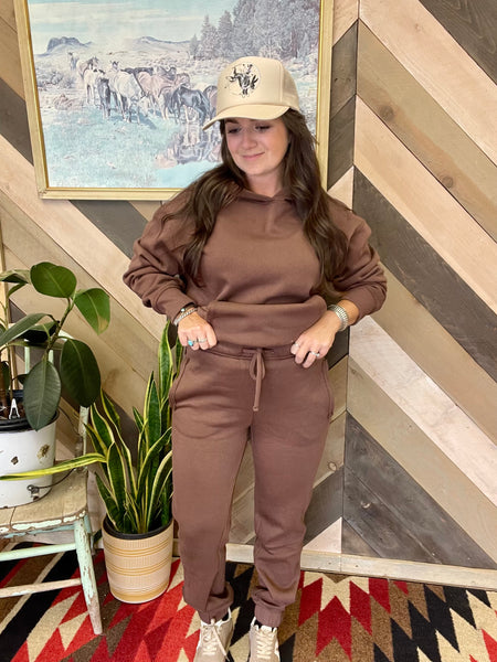 Essential Jogger Set- Brown