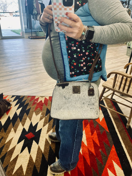 Cowhide Weezy Crossbody by STS