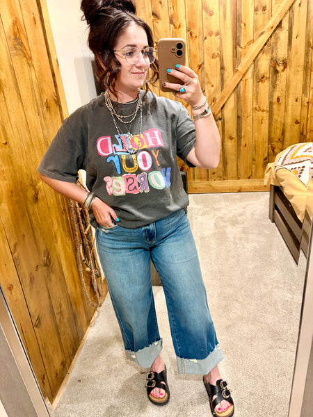 Hold Your Horses Graphic Tee