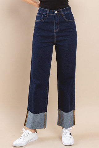 Wisteria Cuffed Ankle Jeans