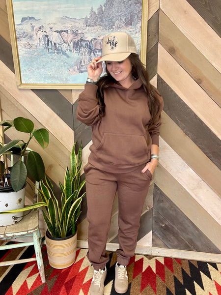 Essential Jogger Set- Brown