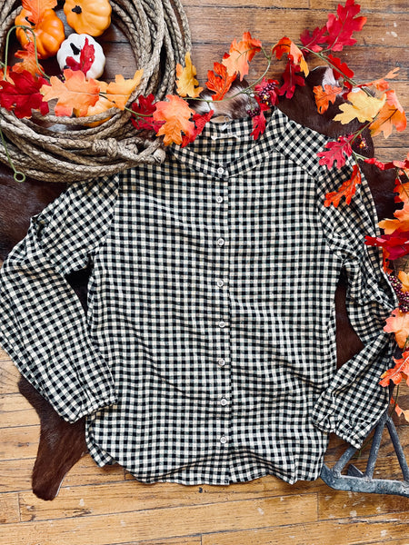 Gingham Check Shirt