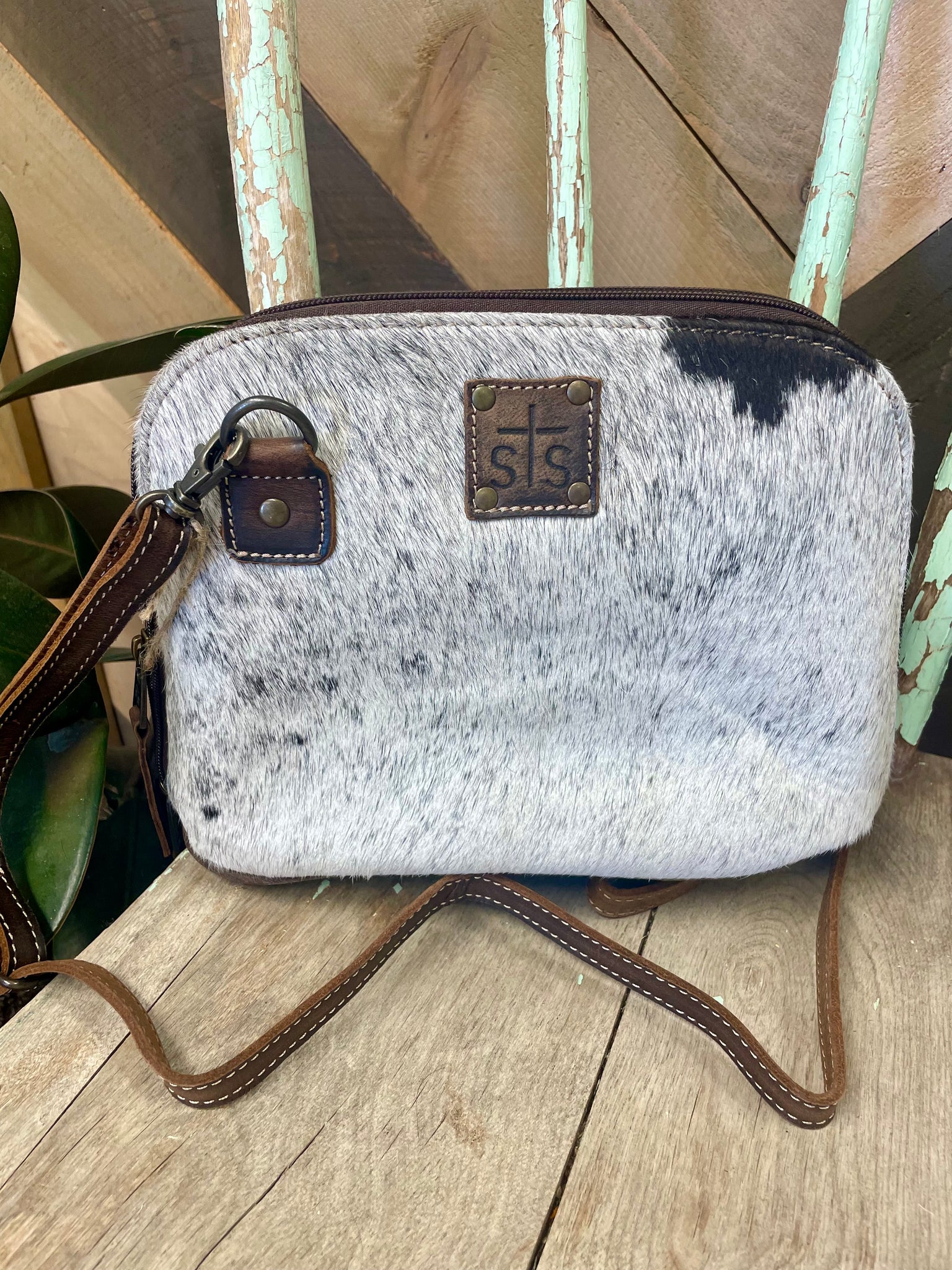 Cowhide Weezy Crossbody by STS
