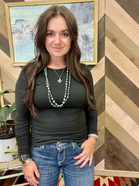 Luxury Basic Top-Black