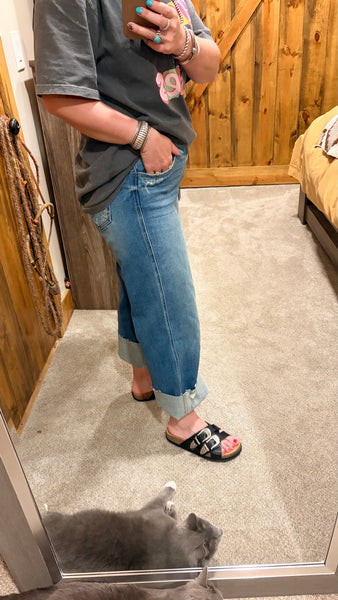 Maggie Wide Leg Crop Jean