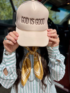 God Is Good Trucker Hat
