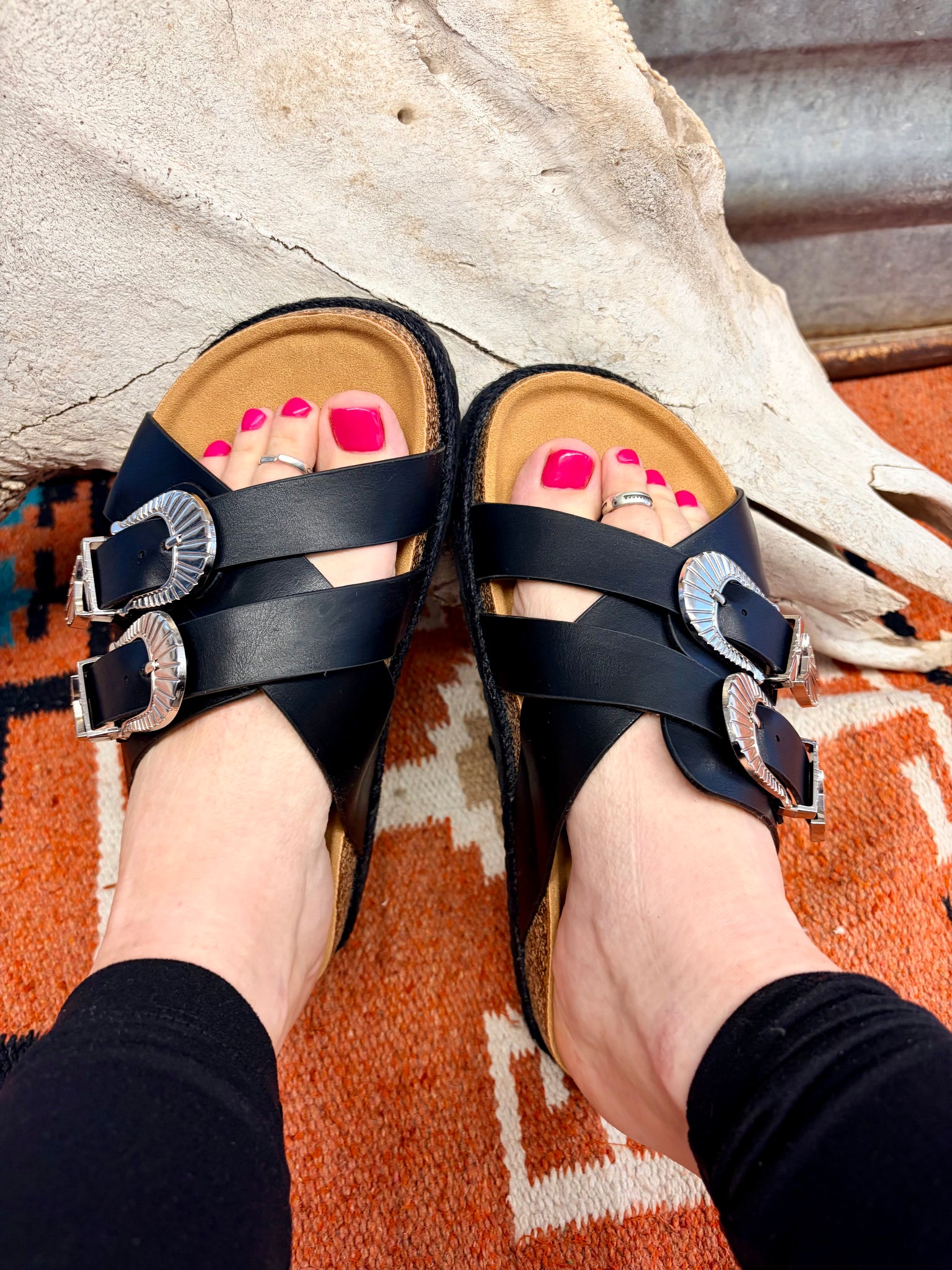 Iris Western Buckle Sandal – Cactus Jax Boutique