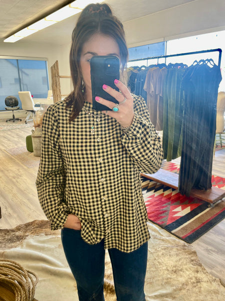 Gingham Check Shirt