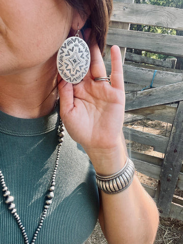 Mega Concho Earrings