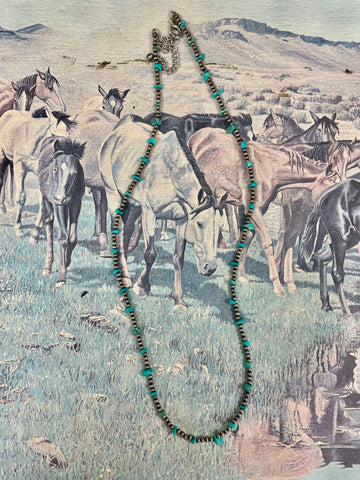Turquoise Beaded Necklace