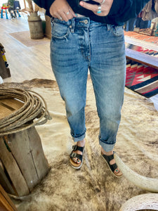 Loretta High Rise Straight Jeans