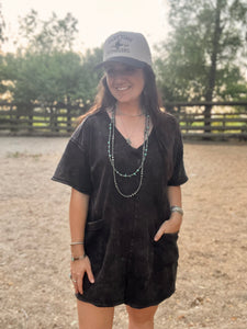 Kit's Romper- Black