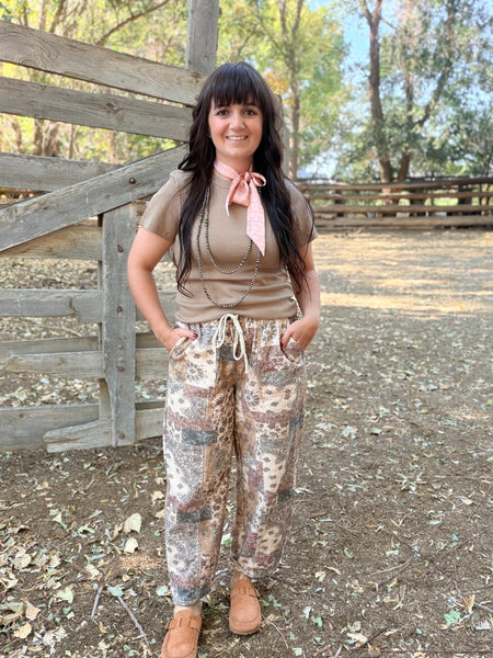 Kayla Patchwork Pants