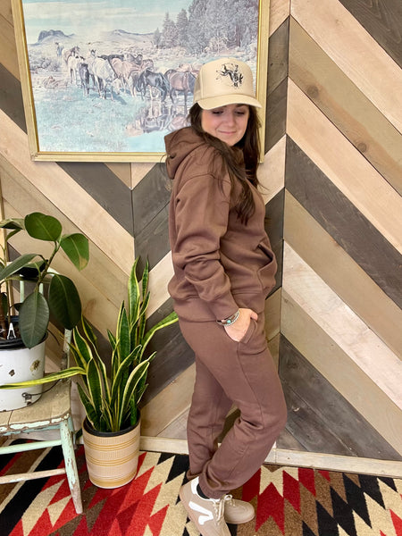 Essential Jogger Set- Brown