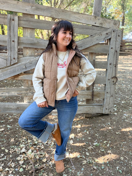 Yeehaw Embroidered Graphic Sweatshirt