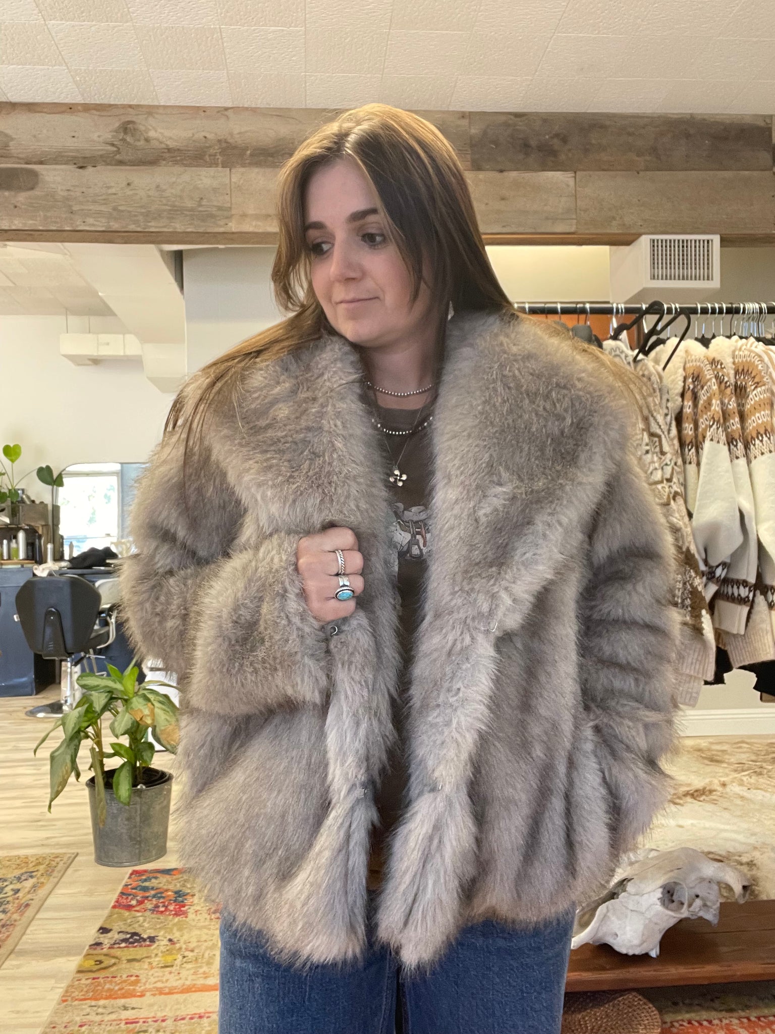 Ranch Wife Furr Coat Jacket