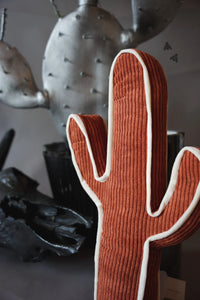 Cactus Pillow- Rust