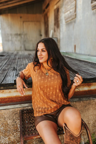 Cowtown Shirt- Saddle