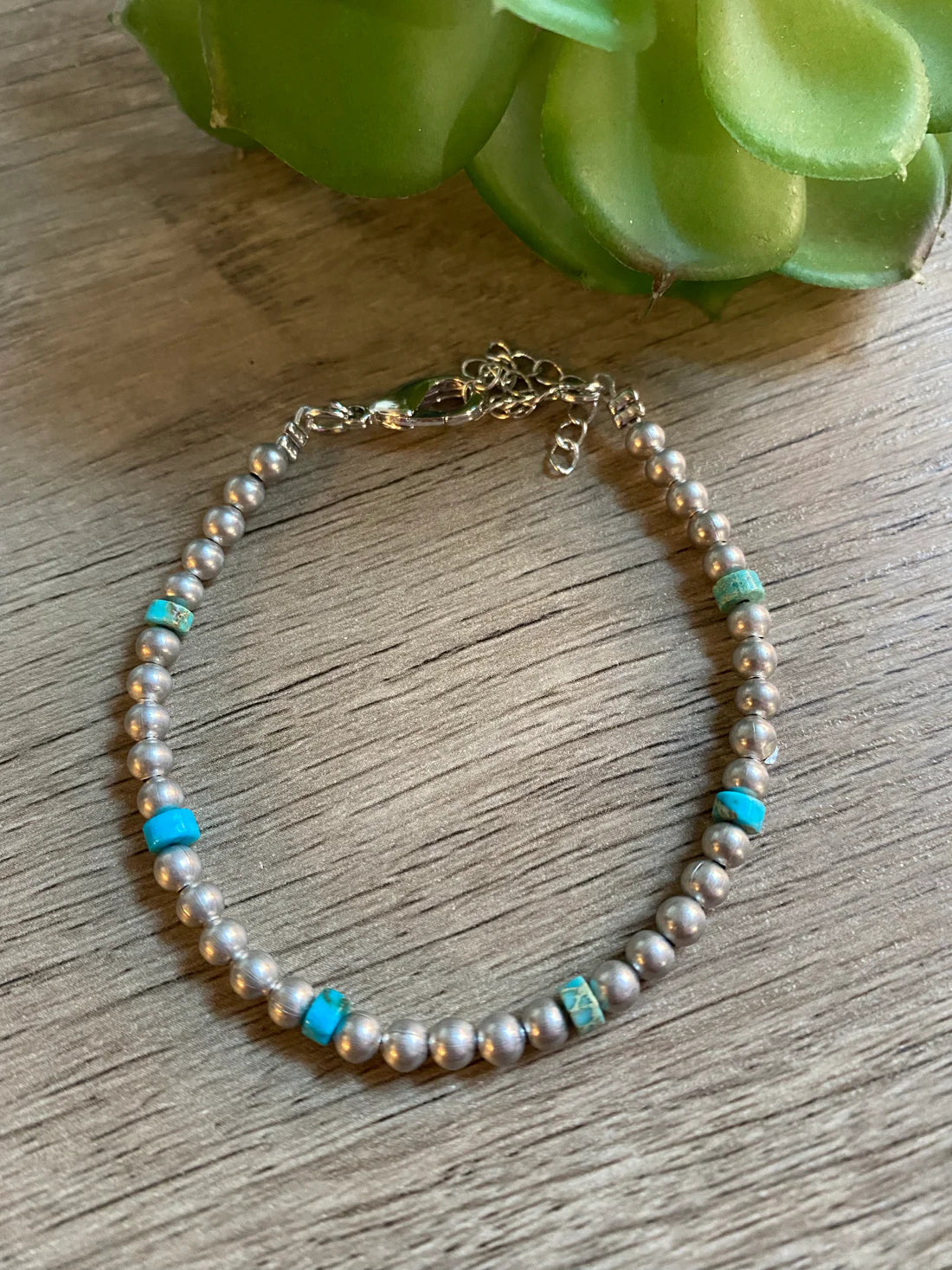 Turquoise Silver Plated Bracelet